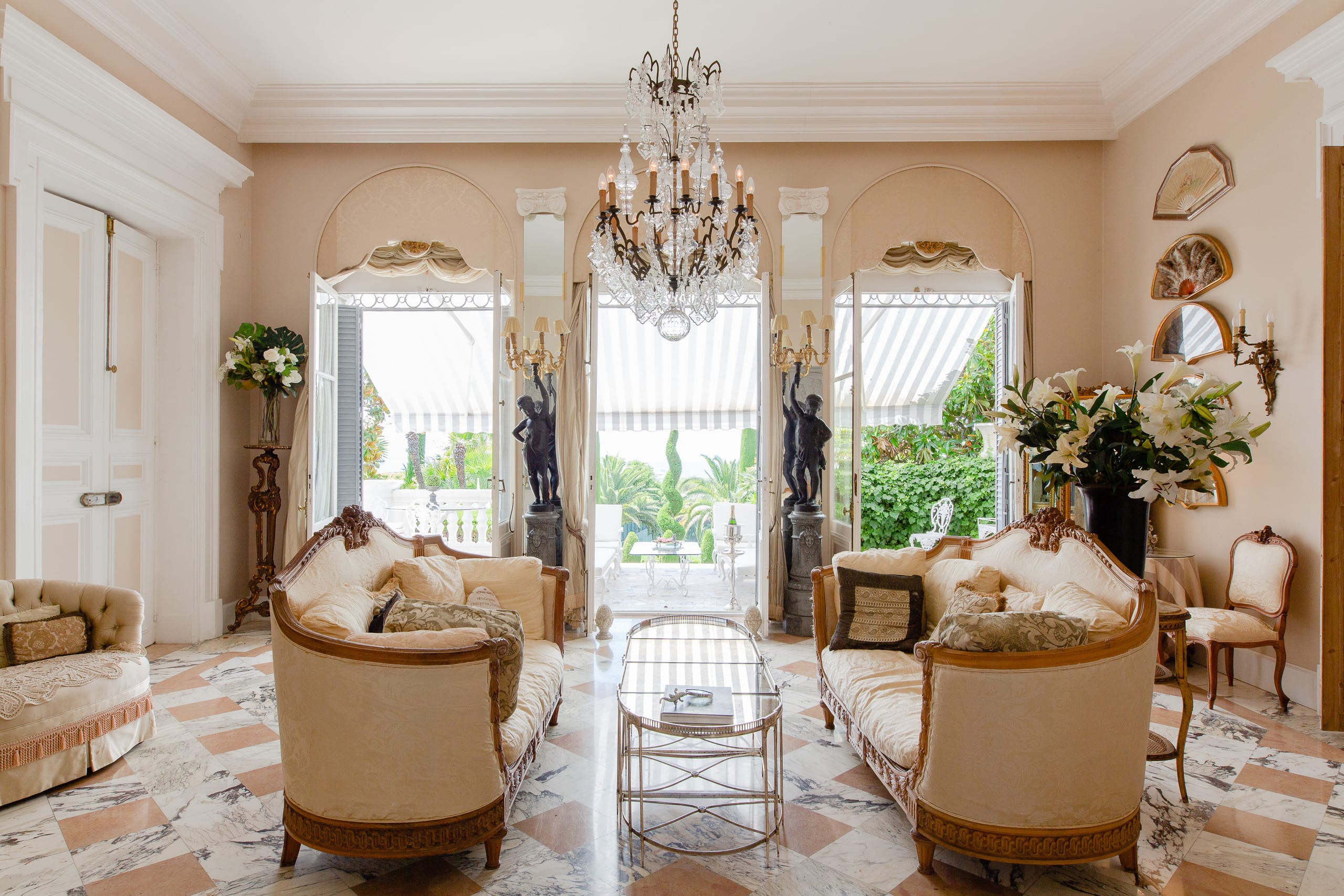 The luminous principal State Room at Château Algarve